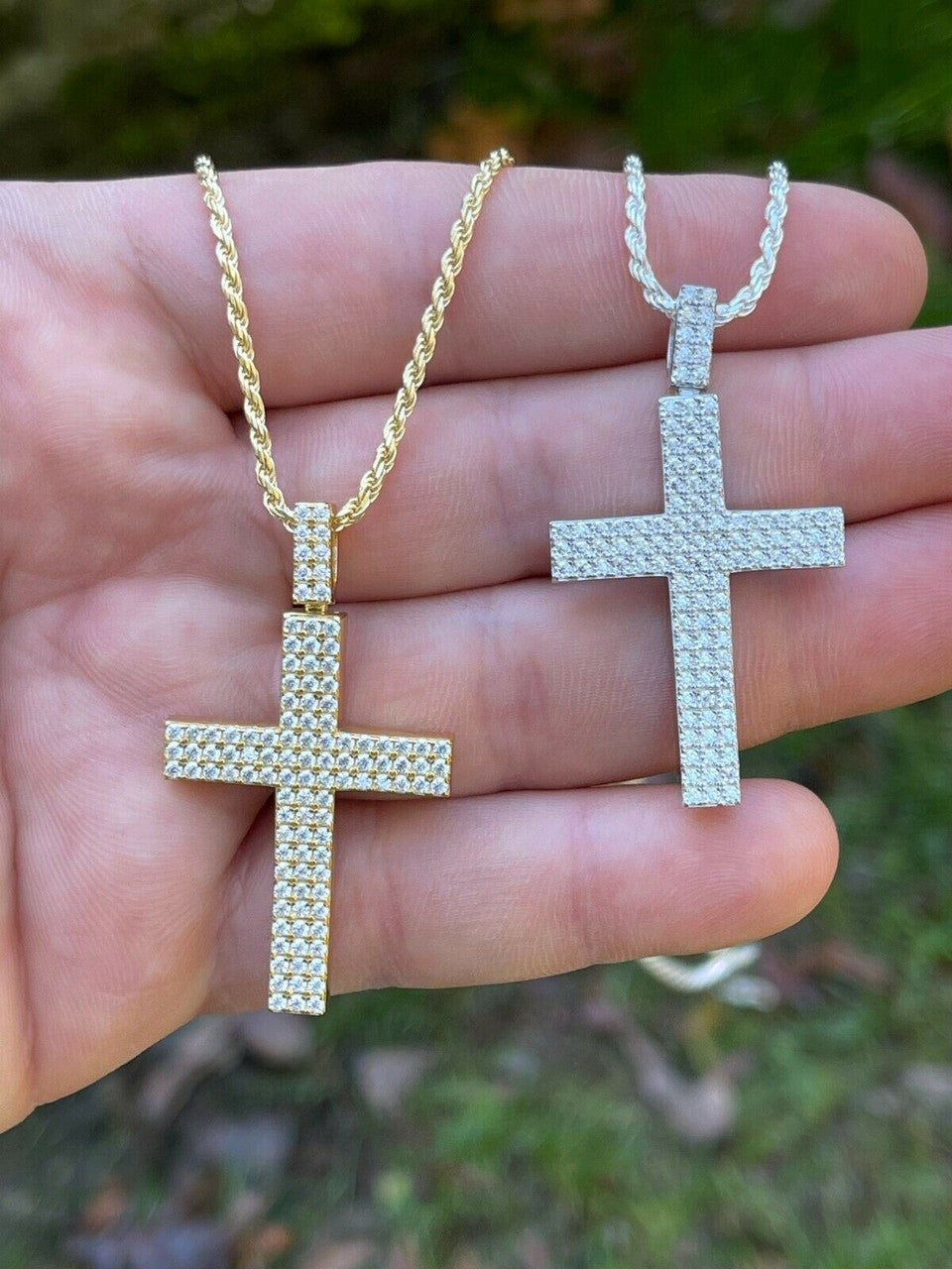 Cross chain iced on sale out