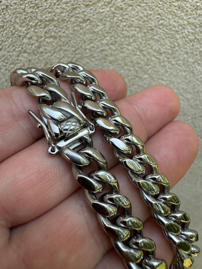 Miami Cuban Link Bracelet - Stainless Steel - 6"-10" - 4mm-18mm