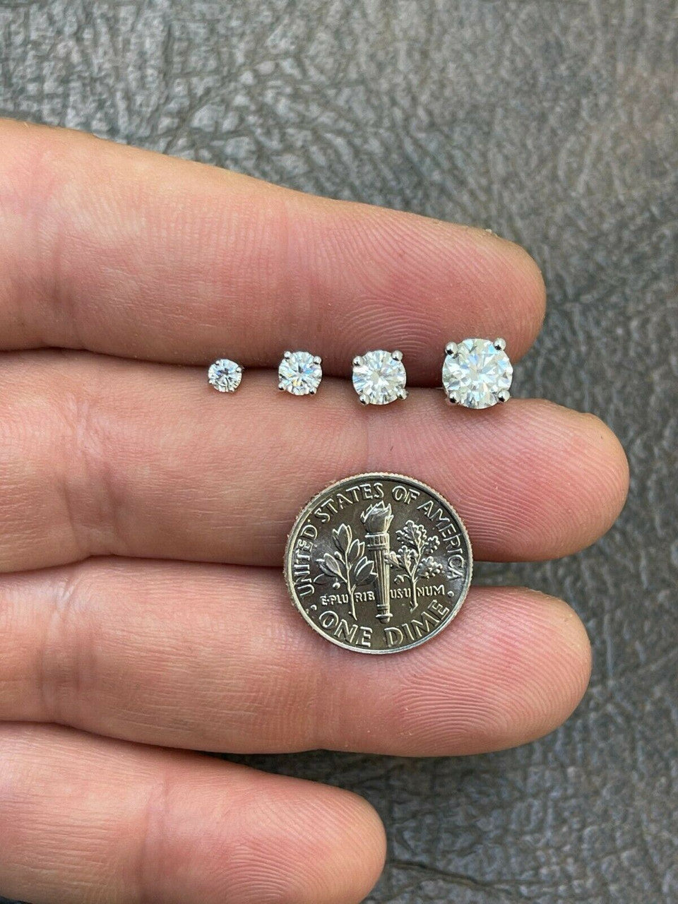 Moissanite Stud Earrings