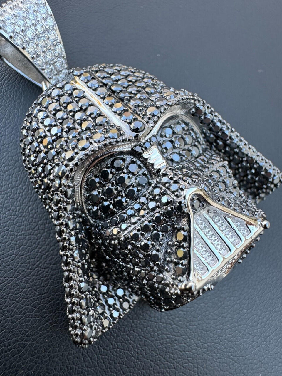 SERIES 4: Limited Edition Moissanite Star Wars "Mask" Pendant HONESTJEWELS