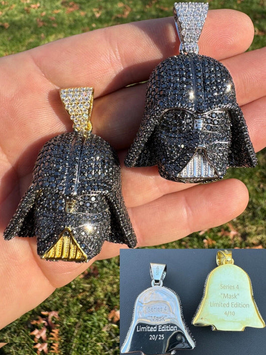 SERIES 4: Limited Edition Moissanite Star Wars "Mask" Pendant HONESTJEWELS