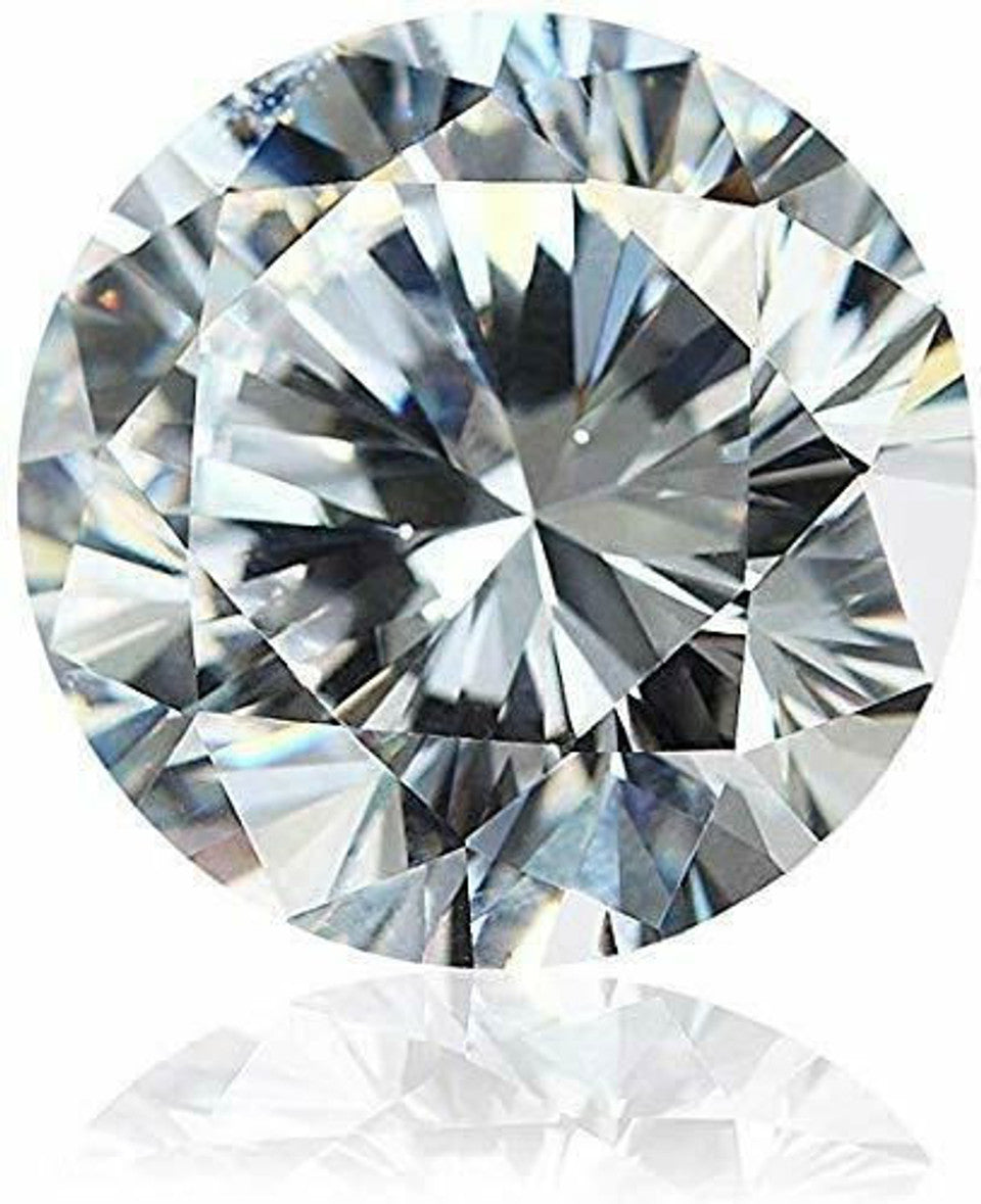 Loose Moissanite Real Gem Stone W. GRA Certificate 3-12mm 0.1-6ct VVS1 D Diamond